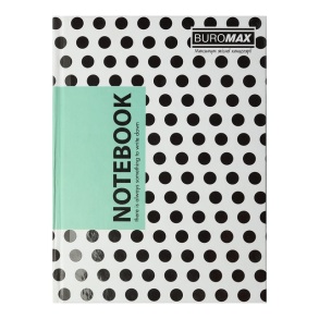 Блокнот А5 96 арк., "24511102 Insolito", #, ТО, бірюзовий Buromax