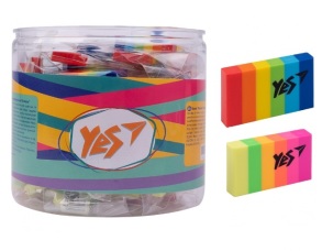 Гумка для стирання Yes прямокутна "Pantone" (уп.=60 шт.)