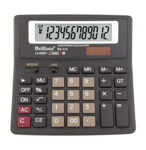 Калькулятор Brilliant BS-312 12-розрядний дисплей