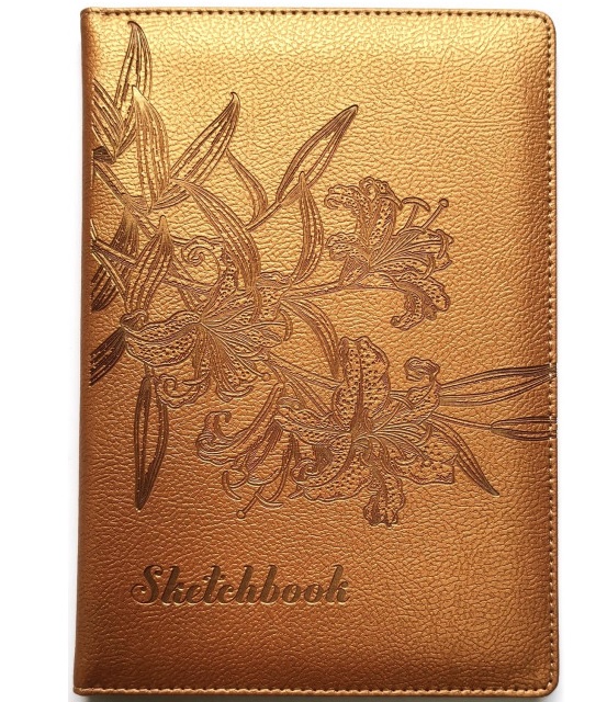 Скетчбук А5 64 арк., 100 г/м2, шкірзам Fresh