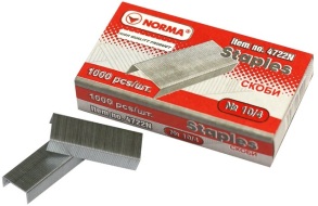 Скоби № 10 (1000 шт.) Norma
