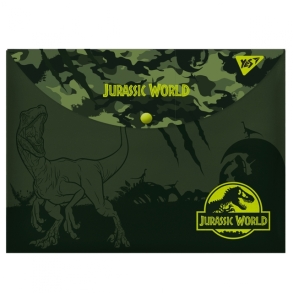 Папка на кнопку пластикова А4 "Jurassic World" Yes