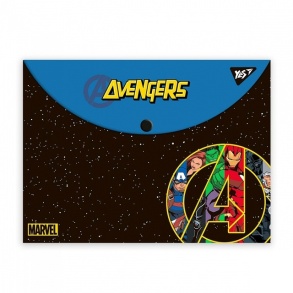 Папка на кнопку пластикова А4 "Marvel Avengers" (уп.=12 шт.) Yes