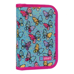 Пенал твердий Smart 1 відд./2 відв. HP-04 "Bright Butterfliesl"