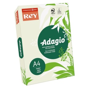 Папір "Rey Adagio" пастель A4, 80 г/м2, 500 арк., Pistachio 33/фісташковий
