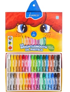 Пастель масляна 36 кол. "Bright&Smooth" Marco