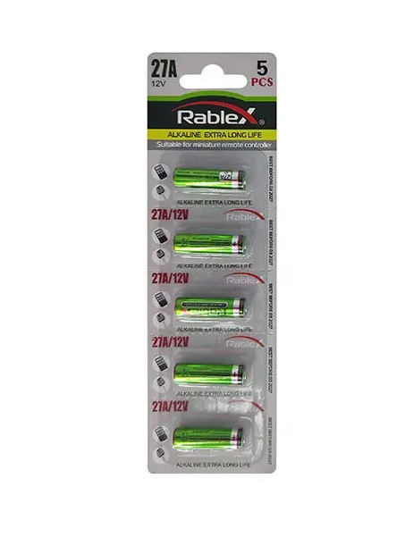 Батарейка 27А "Rablex" (уп.=5 шт.)