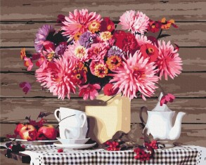 Картина за номером 40*50 см BS 52769 "Заміський натюрморт" Brushme