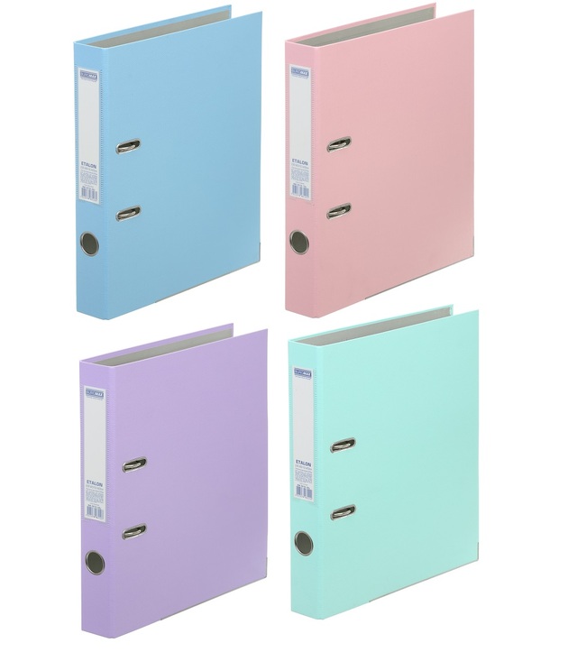 Сегрегатор А4 5 см Etalon Pastel "3018-10" рожевий