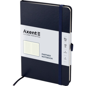 Блокнот 125*195 мм 96 арк., "8201 Partner", #, ТО, синій Axent
