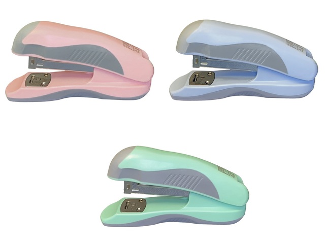 Степлер № 24/6-26/6 20 арк., корпус пластиковий "Pastel" Buromax