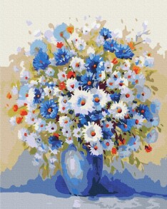 Картина за номером 40*50 см BS 51388 "Польовий букет" Brushme