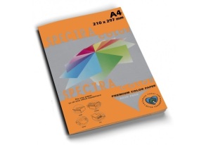 Папір "Spectra Color" інтенсив A4, 160 г/м2, 100 арк., Saffron 240/помаранчевий