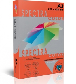 Папір "Spectra Color" інтенсив A4, 160 г/м2, 100 арк., Red 250/червоний