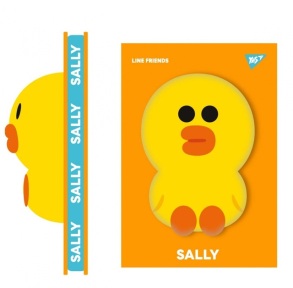 Блокнот зі сквішем А5 128 арк., "Line Friends Sally", =, ТО Yes