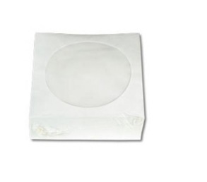 Конверт для диска CD з віконечком білий (уп.=100 шт.)