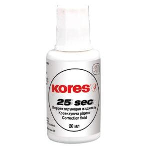 Коректор 20 мл з пензликом "25 секунд" (уп.=10 шт.) Kores