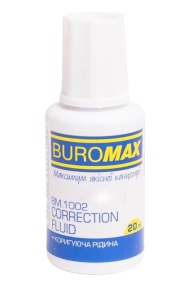 Коректор 20 мл з пензликом "Jobmax" (уп.=10 шт.) Buromax