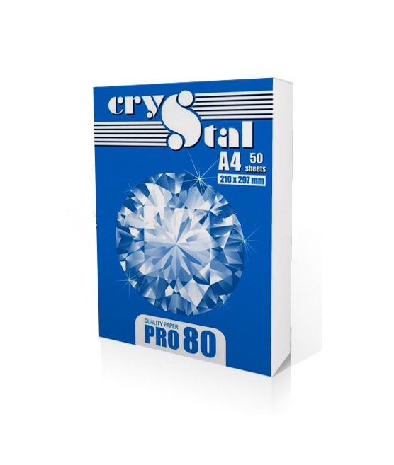 Папір для друку А4 50 арк. CRYSTAL
