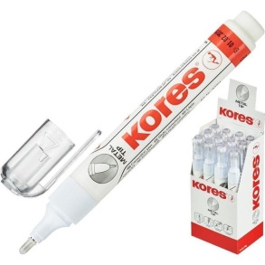 Коректор-ручка 10 мл з металевим наконечником (уп.=12 шт.) Kores