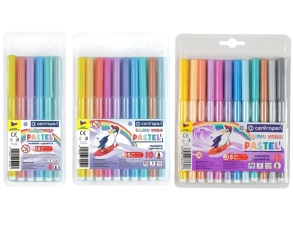 Фломастери Centropen 12 кол. пастельні