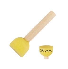 Спонж для нанесення захисного лаку 30 мм Brushme