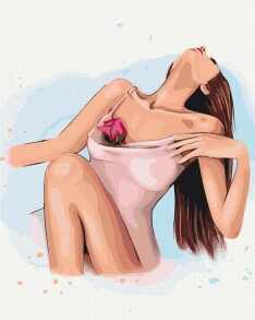 Картина за номером 40*50 см BS 53456 "Ніжний дотик @Alla Berezovska" Brushme