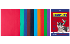 Папір "Buromax" rainbow Dark+Intensiv А4 80 г/м2, 2*10/20 арк.