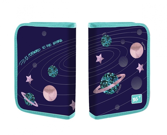 Пенал твердий Yes 1 відд./2 відв. HP-04 "Cosmos"