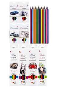Олівці кольорові OD 6 кол. "Color" картонна упаковка