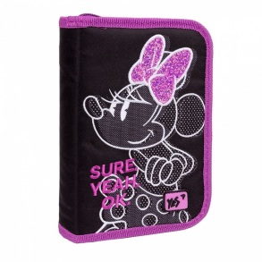 Пенал твердий Yes 1 відд./2 відв. HP-04 "Minnie Mouse"