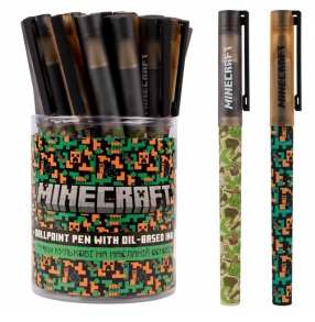 Ручка кулькова Yes "Minecraft", 0,7 мм, синя (уп.=24 шт.)