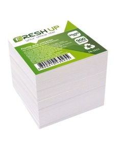 Папір для нотаток 90*90 мм/900 арк., неклеєний/білий Fresh Up