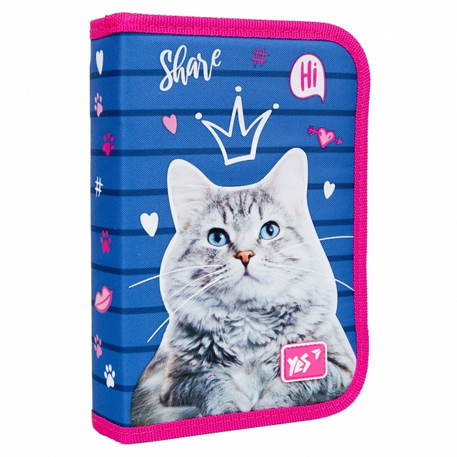 Пенал твердий Yes 1 відд./1 відв. HP-03 "Cats"