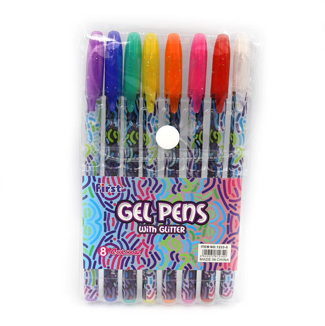 Набір ручок гелевих 8 кол. "Gel Pens"