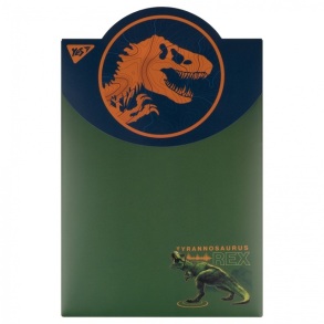 Папка на липучку А4 "Jurassic World" вертикальне завантаження Yes