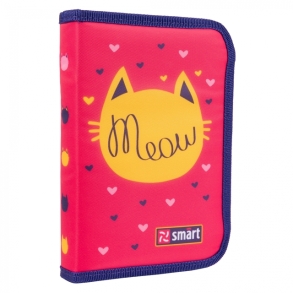 Пенал твердий Smart 1 відд./2 відв. HP-04 "Meow"
