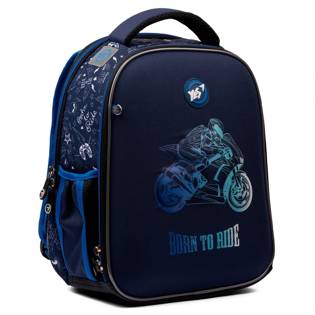 Рюкзак напівкаркасний Yes H-100 "Born To Ride"