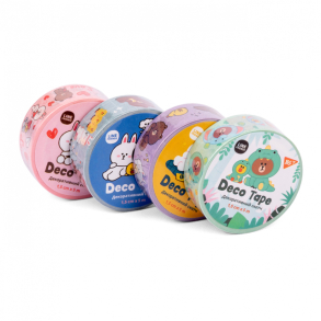 Скотч декоративний 1,5 см*5 м "Line Friends" Yes