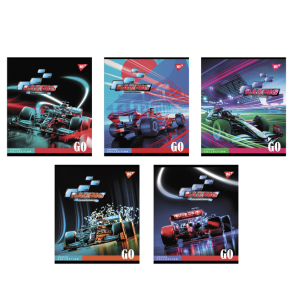 Зошит PREMIUM 96 аркушів # "Racing Championship" Yes (уп.=5 / ящик=60)