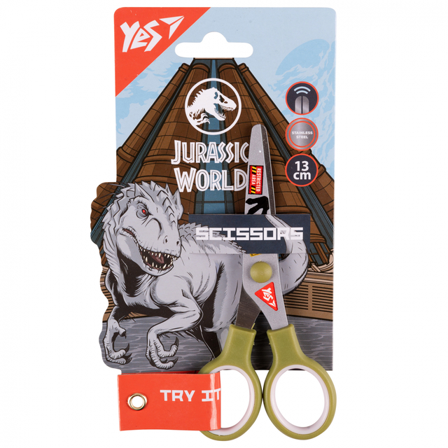 Ножиці дитячі 13 см "Jurassic World" з принтом на лезі Yes