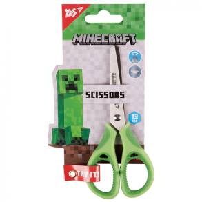 Ножиці дитячі 13 см "Minecraft" з гумовими вставками на ручках Yes
