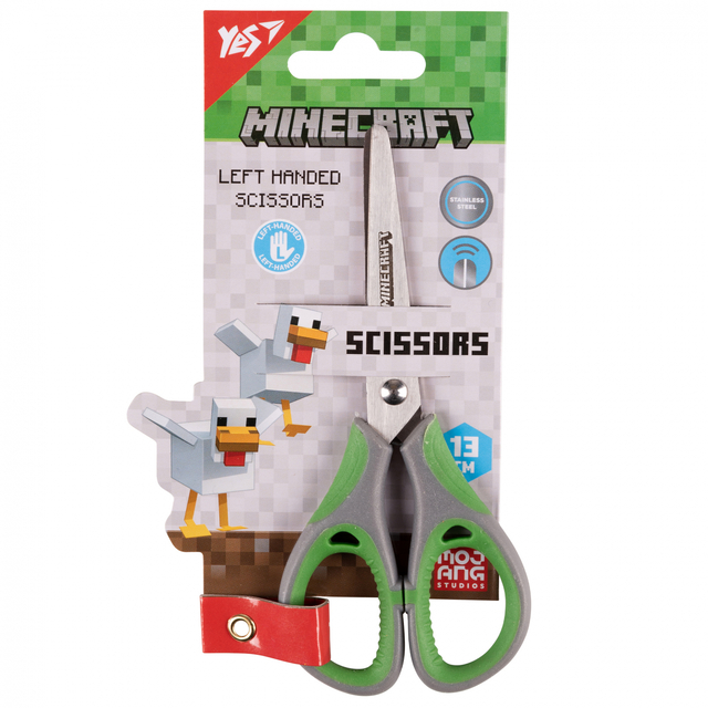 Ножиці дитячі для лівші 13 см "Minecraft" Yes