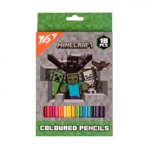 Олівці кольорові Yes 18 кол. "Minecraft Heroes" 