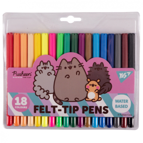 Фломастери Yes 18 кол. "Pusheen Friends"