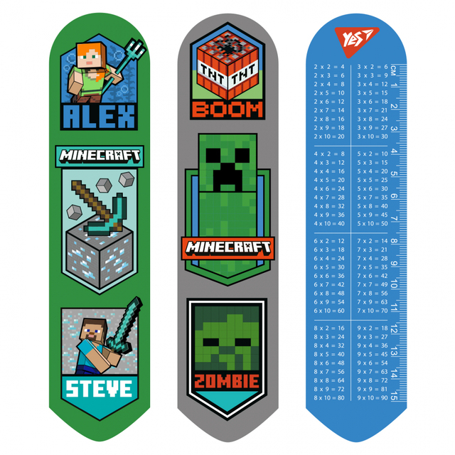 Закладка 2D "Minecraft Heroes" Yes