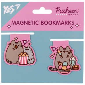 Закладка магнітна "Pusheen Candy" (планшет=2 шт.) Yes