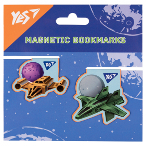 Закладка магнітна "Super Space" (планшет=2 шт.) Yes