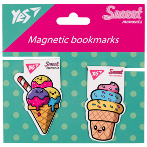 Закладка магнітна "Sweet Cream Ice Cream" (планшет=2 шт.) Yes