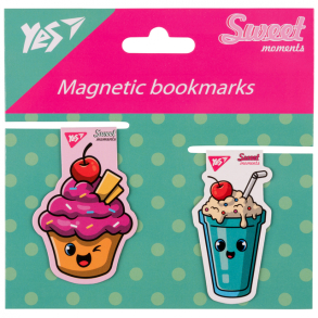 Закладка магнітна "Sweet Cream Cake" (планшет=2 шт.) Yes